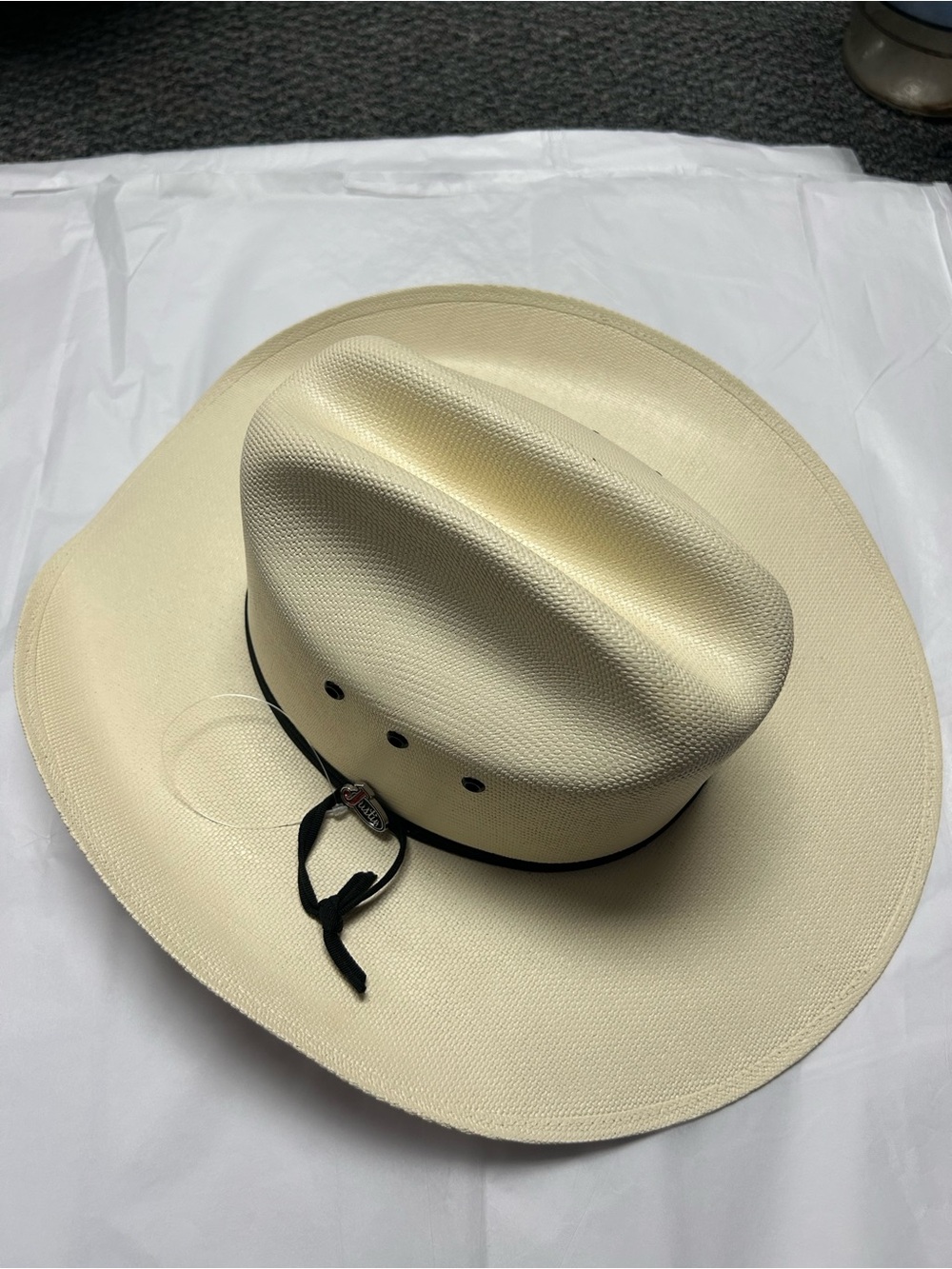 Justin Cowboy Cowgirl Hat cream Youth OSFA